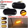 2x Led Dynamic Turn Signal Lights Side Marker For Renault Clio Trafic Kangoo Twigo Dacia Nissan Interstar Primastar Opel