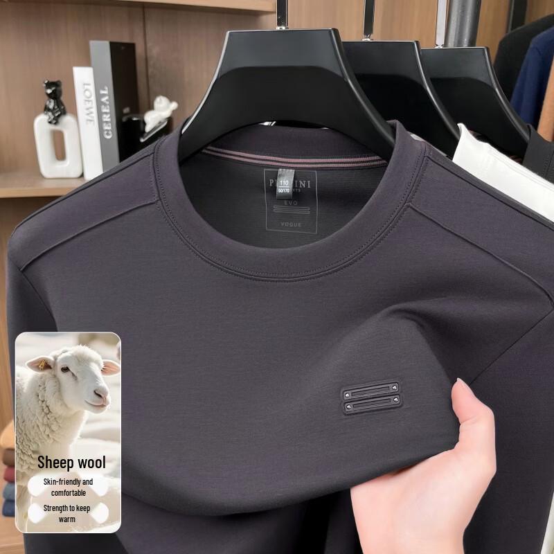 Pierre Cardin Men's Wool-Blend Long Sleeve Crew Neck Sweater