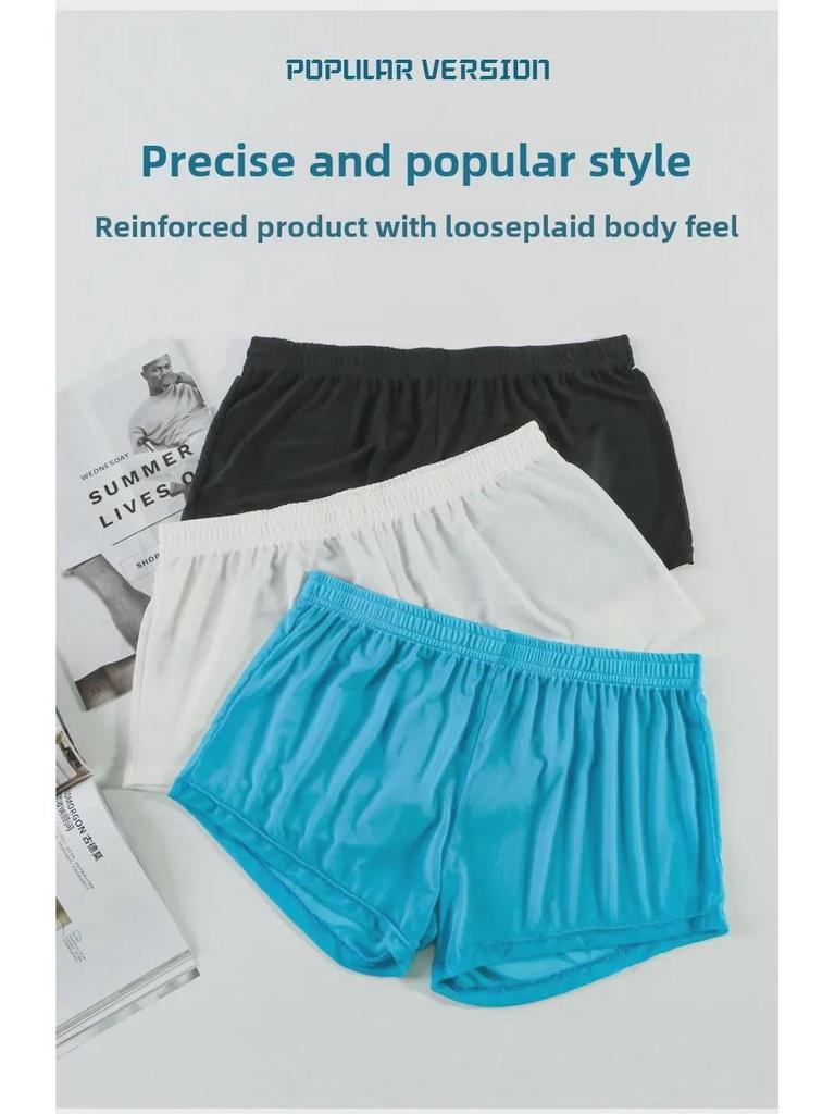 Men's Large Mesh Breathable Boxer Briefs - Trendy, Comfortable, Loose-Fit Underwear