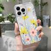 Цветочный чехол для iPhone 13 Чехлы iPhone 15 12 11 14 16 Pro Max 14 15 Plus 16Pro iPhone 16E Прозрачный противоударный чехол Funda