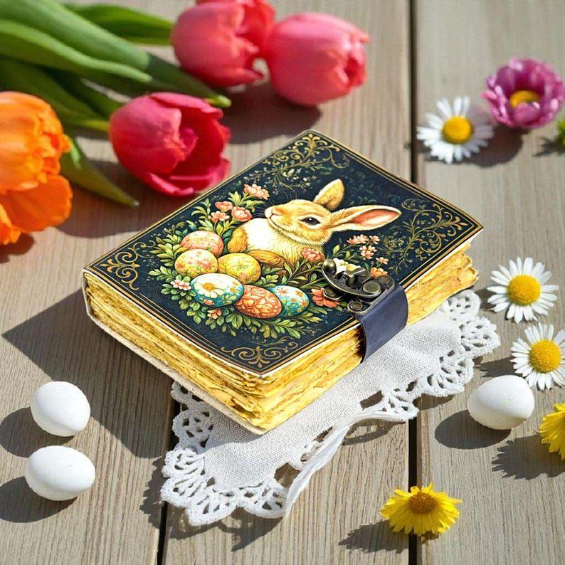 Гримуар Журнал из кожи кролика: Книга заклинаний с рваным краем