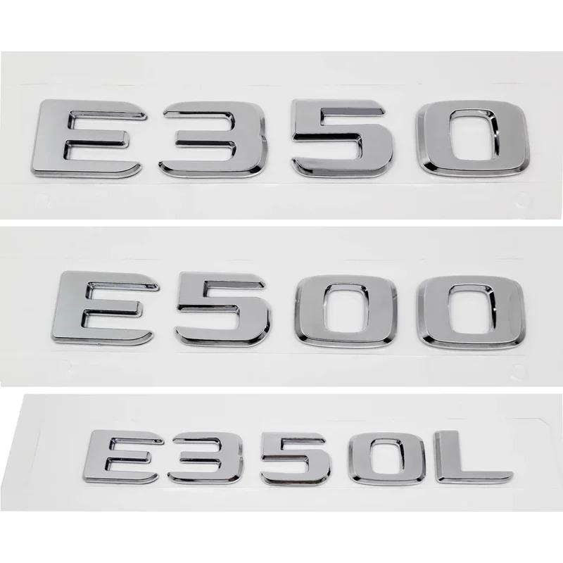 3D ABS E350 E350L E500 Значок-эмблема-наклейка на крышку багажника задняя Для Mercedes Benz E-Class W207 W210 W211 W212 W213 Аксессуары