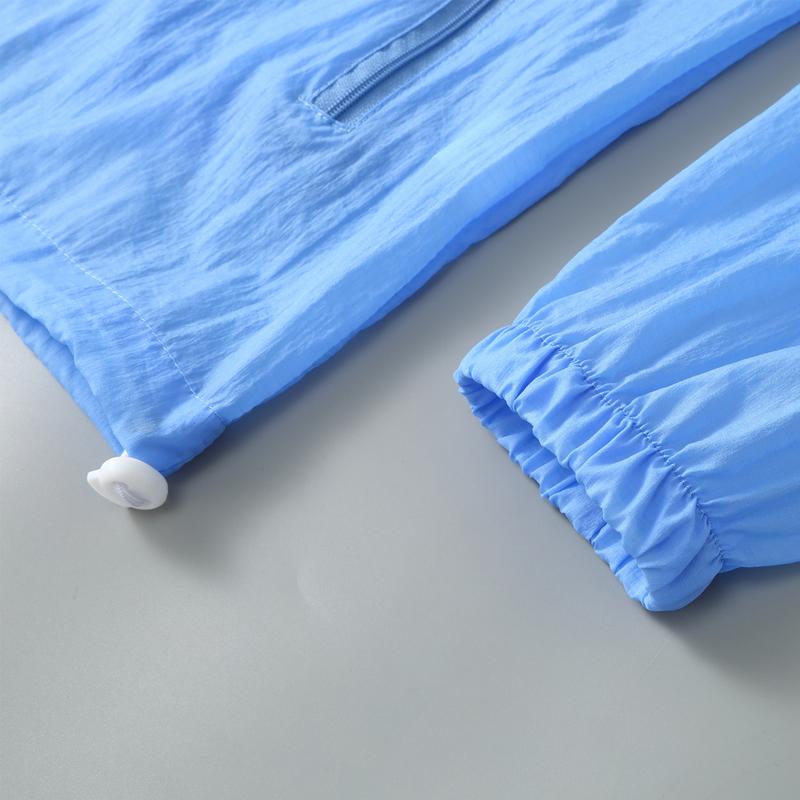 Fashion Sunscreen Clothes Summer for Men Casual Upf 50 Thin Hooded Couple's Plus Size Summer Jackets