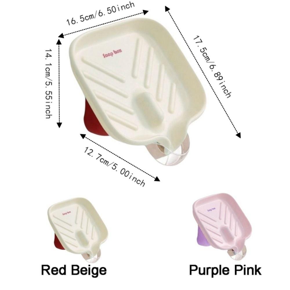 Plastic Flexible Angle Soap Rack Adjustable Angle Self Draining Soap Holder for Bathroom