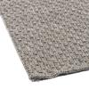 Tapis salon de couloir aspect jute gris 80x150