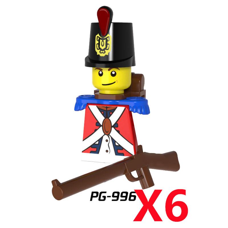 Средневековый Солдат Рыцарь Фигурка MOC Строительный Блок Зеленый Дракон Замок Пехота Орки Пират Римская Кавалерия Оружие Игрушки Подарки D122