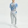 Спортивная модная коллекция Li Ning Футболка Унисекс Синий AHSR895-1