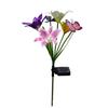 Waterproof LED Landscape Lamp Butterfly Design Solar Lights Solar Flower Lights  Outdoor