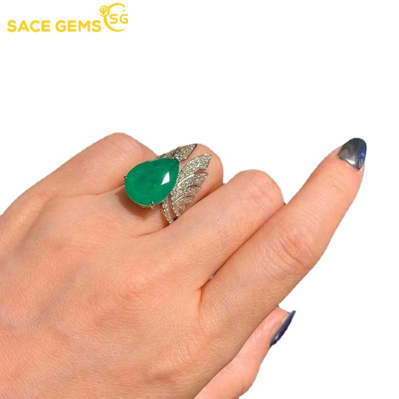Sace Gems Классический ретро-стиль медного сплава 13*18 мм циркониевое кольцо женские ювелирные изделия свадебное обещание вечерние подарок