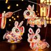 Traditional Chinese Style New Year Lion Dance Lantern Luminous Hand-held Lantern  Children's Craft