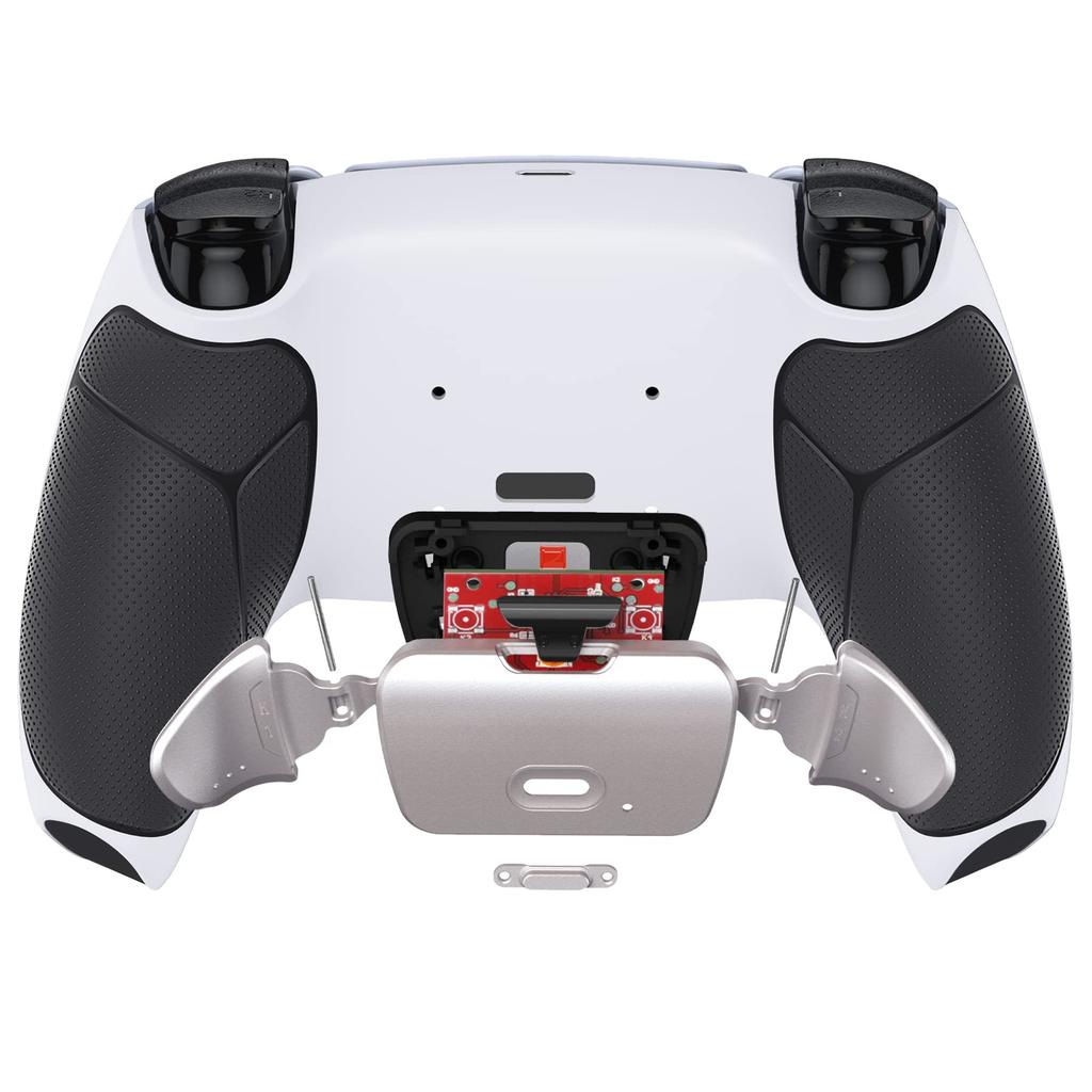 Controller Not eXtremeRate RISE V3 Metal Back Paddle Remap Kit for PS5 Controllers and Includes Upgrade Board with White Redesigned Back Case and