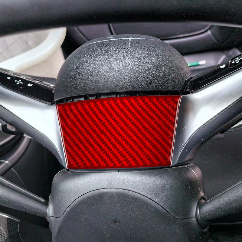 For Mercedes Benz C-Class W206 -2024 Auto Driving Wheel Cover Plate Carbon Fiber Decorative Car Accessory Sticker