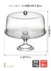 CB JAPAN Cake Stand with Dome Lid Clear Plastic Cake Stand Dome L UCA [Size 8] &