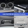 DNBF1 1/2/5/10pcs Car Sticker Steering Wheel Interior Sticker For Mercedes Benz AMG W204 W203 W205 W211 W212 W213 W201 W210 W124