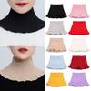 Winter With Wooden Ears Detachable Windproof Turtleneck Neck Guard Scarf Knitted Fake Collar