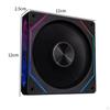 -Вентилятор, корпусной вентилятор, 5 В 3-контактный ARGB, простая установка, 12 см, хорошее рассеивание тепла, гидравлический подшипник,