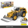 Children's Alloy Roller Toy Car Boy's Sound and Light Inertia Bulldozer Engineering Vehicle Toy