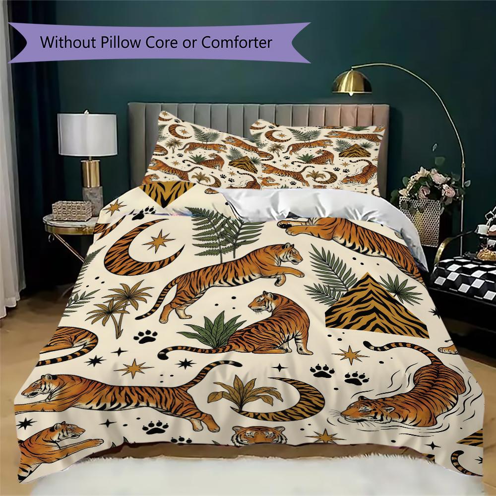 All Over Pattern Bedding uilt Set uilt Cover Pillowcase Home Decoration Birthday Gift (1 * duvet cover + 2 * pillowcase without core)