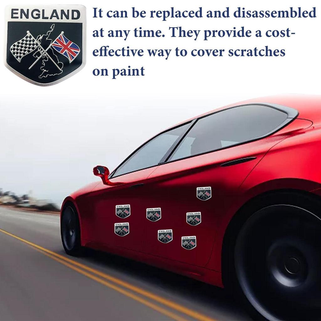 Наклейка-эмблема флага Юнион Джек, эмблема-значок из сплава флага Англии, Великобритании - Юбилей Елизаветы II