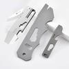 NEW Outdoors Titanium Alloy Mini Multifunctional Folding Pry Bar Key Screwdriver Pendant Wrench Bottle Opener Express EDC Tool