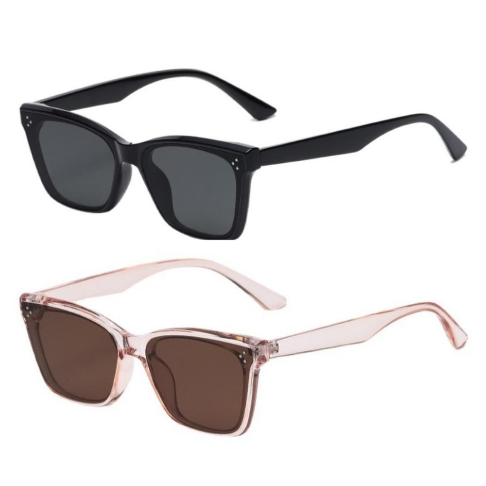 Модные солнцезащитные очки с оправой «кошачий глаз», личностные ретро-солнцезащитные очки для женщин и мужчин