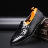 New British Stylist Men's Trend Monk Strap Shoes Male Moccasins Wedding Prom Homecoming Office Party Footwear Zapatos De Novio