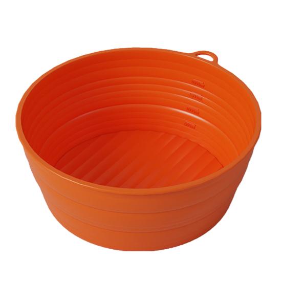 Silicone Baking Mold Non-stick Air Fryer Liners Foldable Silicone Bread Fermentation Basket Reusable Bread Loaf Pan for Square Air Fryers Oven