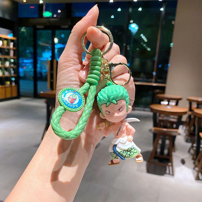 Набор брелоков для ключей с персонажами из мультфильма «Жемчуг дракона» и кулоном в виде куклы — идеально подходит для мужчин и женщин