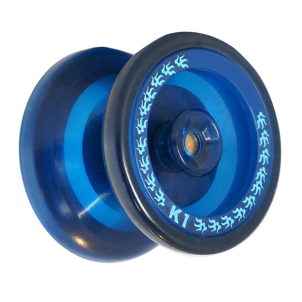 Yo Yo Ball Dark Blue Improve Hand Eye Coordination Plastic Yoyo Ball Toy for Daily Entertainment