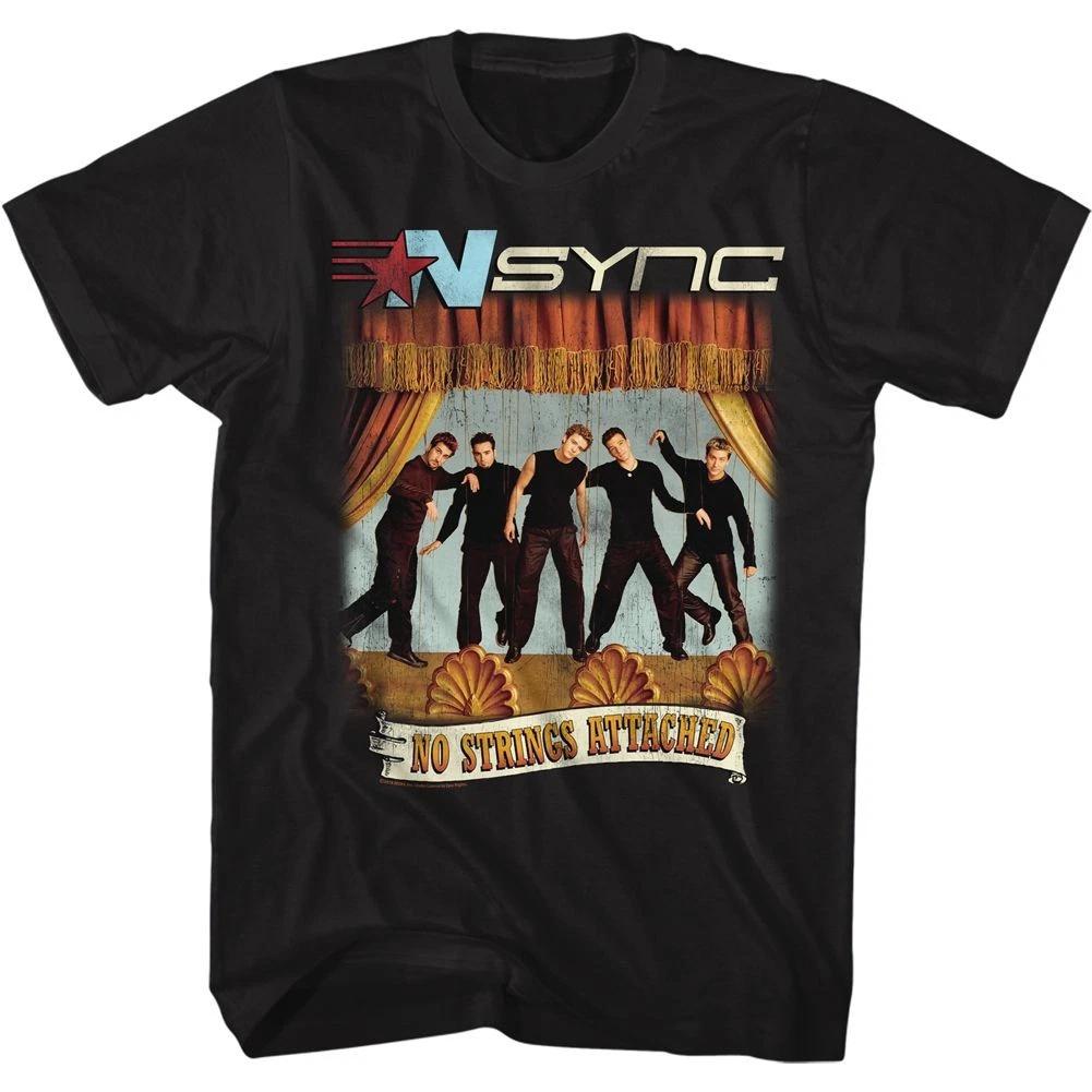 NSYNC No Strings Attached Album Cover Black Pop Music Boy Band Children's T-shirt