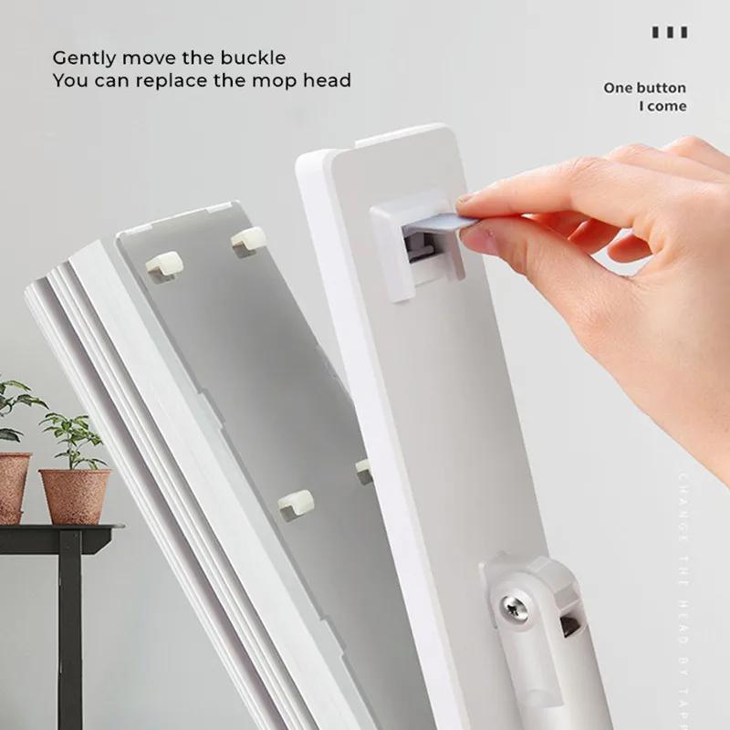 NEW Absorbent Wringer Mop Flat Floor Tile Household Cleaning Free Hand Washing Balai Cleaner Water Collodion Squeeze Mopping