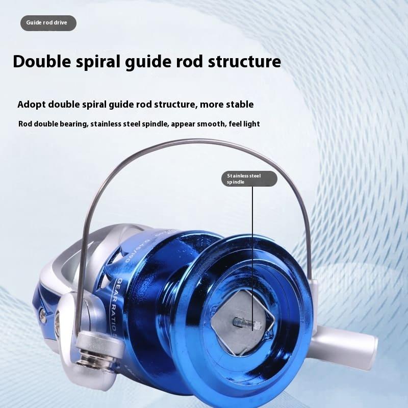 Спиннинговая катушка с высоким передаточным числом и плавной системой подшипников, подходит для морской и пресноводной ловли, байткастинговые катушки с высоким усилием разгрузки