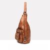 Fashion Multi-pockets Shoulder Bag For Women Large Capacity Crossbody Bag High Quality Leather Messenger Handbag Purse