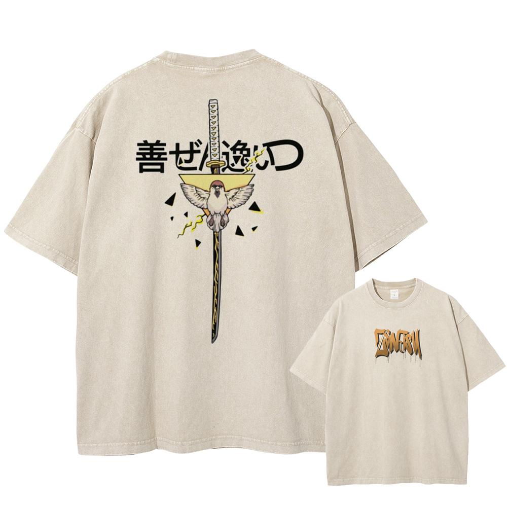 Горячая Аниме Клинок Рассекающий Демонов Кочо Шинобу Графический Принт Футболка Мужская Повседневная Футболка Стирка Футболка Харадзюку Мужские Топы