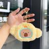 Zero Wallet Capybara Coin Purse Soft Stuffed Guinea Pig Pendant Capybara Plush Keychain  Couple