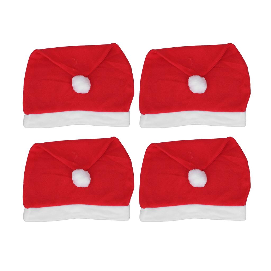 4 шт. шапка Санты рождественская праздничная шапка рождественский чехол на подголовник автокресла украшения праздничные принадлежности
