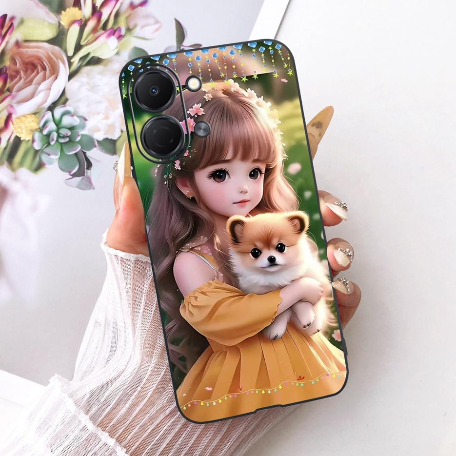 For Tecno Spark GO 3 5G Case KN3 Colorful Flowers Luxury Painted Cover Soft TPU Phone Case For Tecno Spark GO 3 SparkGo 3 Fundas