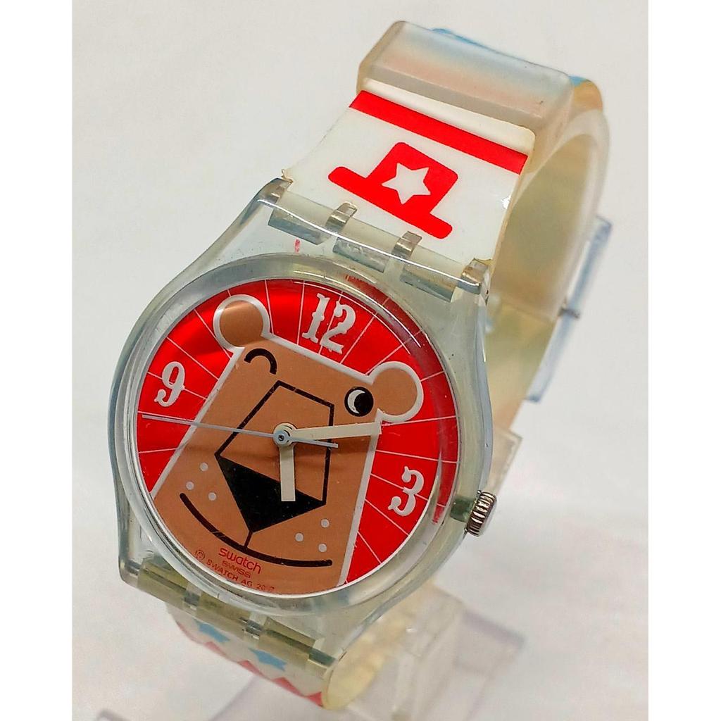 Б/у кварцевые часы SWATCH LION