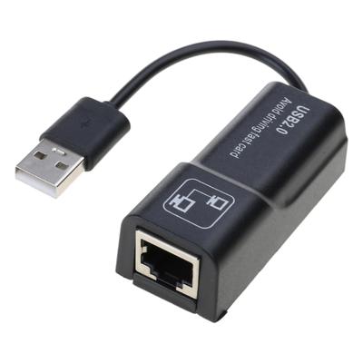 USB 2.0 к 10/100 Мбит/с Адаптер сетевого подключения Ethernet USB-адаптер сетевого подключения USB 2.0 Адаптер Fast Ethernet USB-конвертер