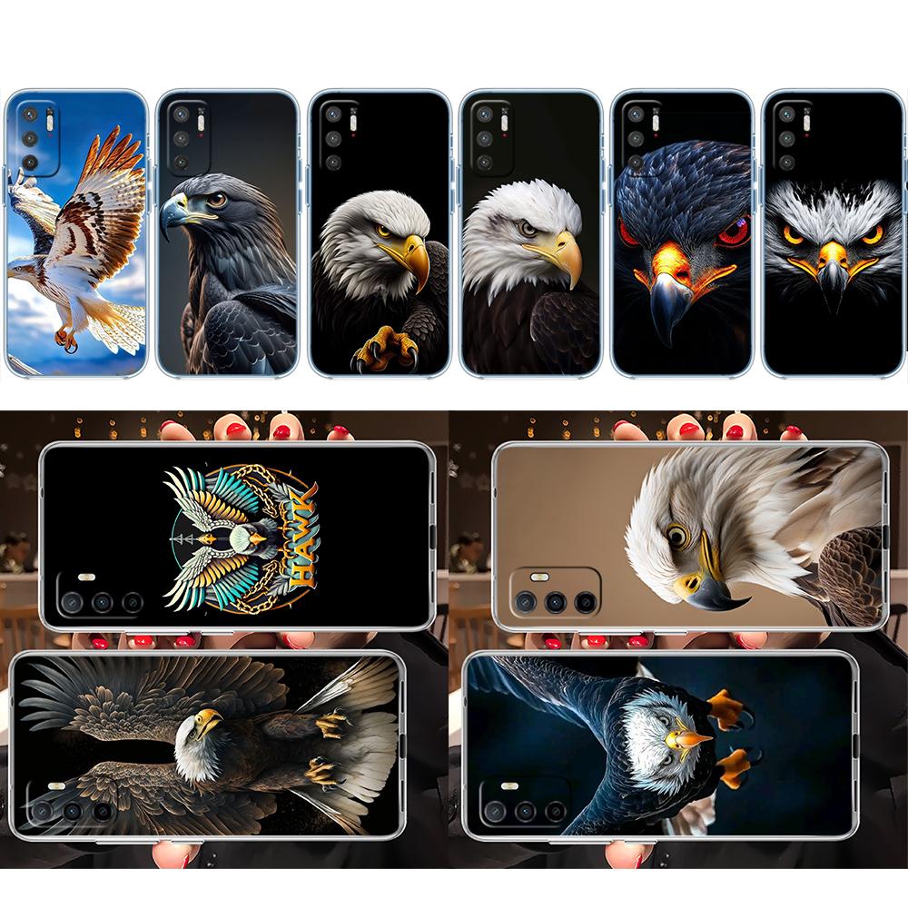 LO51 Hawk Eagle Phone Case for Motorola Moto G10 G20 G30 G31 G32 G34 G35 G41 G42 G50 G51 G52 G55 G60 G60S G62 G71 G72 G75
