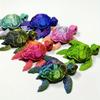 3D Printed Turtle Figurines Movable Joints Creative Collection Desktop Decoration Ornaments Holiday Gifts for Decoration Crafts