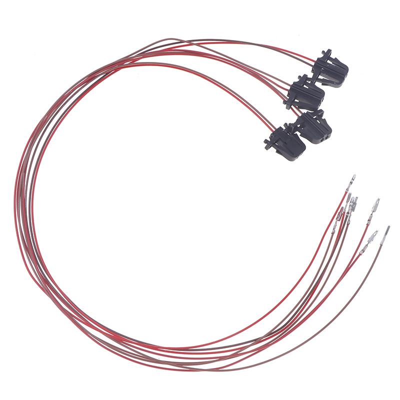 4Pcs Front Back Car Door Light Cable Wires Connector Harness Plug For Golf 5 6 7 Jetta Mk5 Mk6 Mk7 T-Roc Tiguan