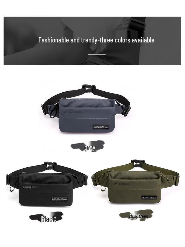 Новая мужская модная многофункциональная спортивная поясная и нагрудная сумка через плечо