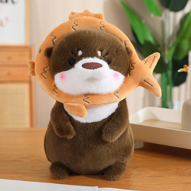Plush Delightful Otter Toy Featuring Cute Animal Designs Great Collectors