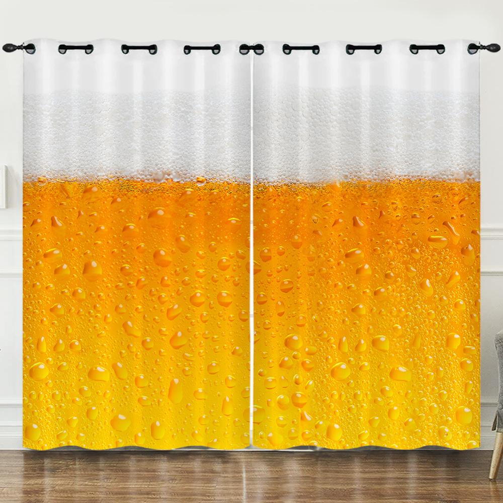 Штора Роса 3D Цифровая печать Затемняющая штора на люверсах