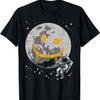 Astronaut Spray Paint Moon Smile Face Space Kids Women Men T-Shirt