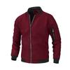 Men S Casual Baseball Jacket Loose Fit Autumn Outerwear