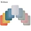 Modern Stackable Storage Rounded Texture Cup Tea Tray Food Fruit Dessert Plate Rectangular for Living Room