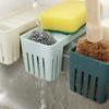 Storage Rack Easily Install Save Space Sturdy Dish Brush Storage Holder for Kitchen