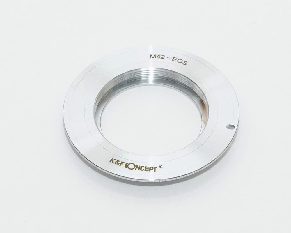 CONCEPT M42 Lens To Canon EOS EF Mount Adapter with Lens Cloth K&F M42-ef (KFEF)